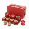 Jiakangming Red Ceramic Travel Tea Set
