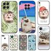 Черный чехол TPU для Huawei Honor X9 X8 50 Lite Pro 10 lite Nova 5t 8 9 4G 5G 8i Cover Hedgehog