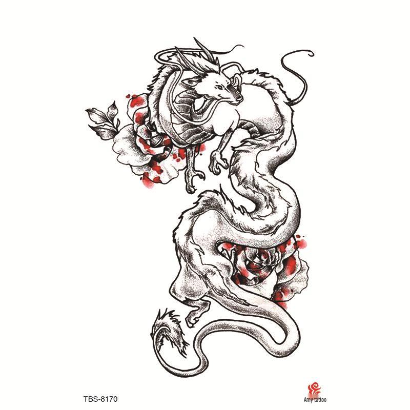 Водонепроницаемый набор тату-наклеек на всю руку с тотемными символами