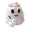 Ghost Walking Dog Bucket Candy Bowl Holder Bucket Large Capacity Indoor Outdoor Halloween Planter Pot Decor