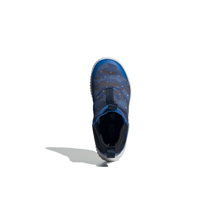 Adidas Rapidazen C Non-Slip Low-Top Kids Running Shoes Kids Sneakers Blue Black White EE9324