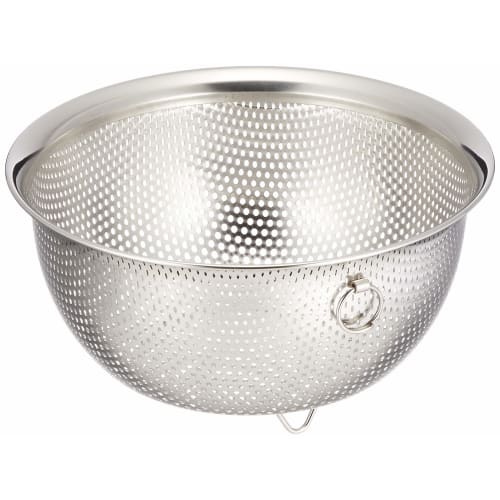 Wahei Freiz Punched Strainer, 17cm, Stackable with SUI-6042, Easy to Clean, Durable, SUI Gut SUI-6027