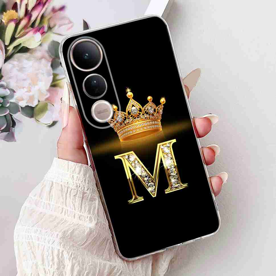 For Vivo V50 Lite 5G Case Luxury 26 Letters Cover Soft Silicone Phone Case For Vivo V50 Lite V50Lite 5G Back Cover Fundas