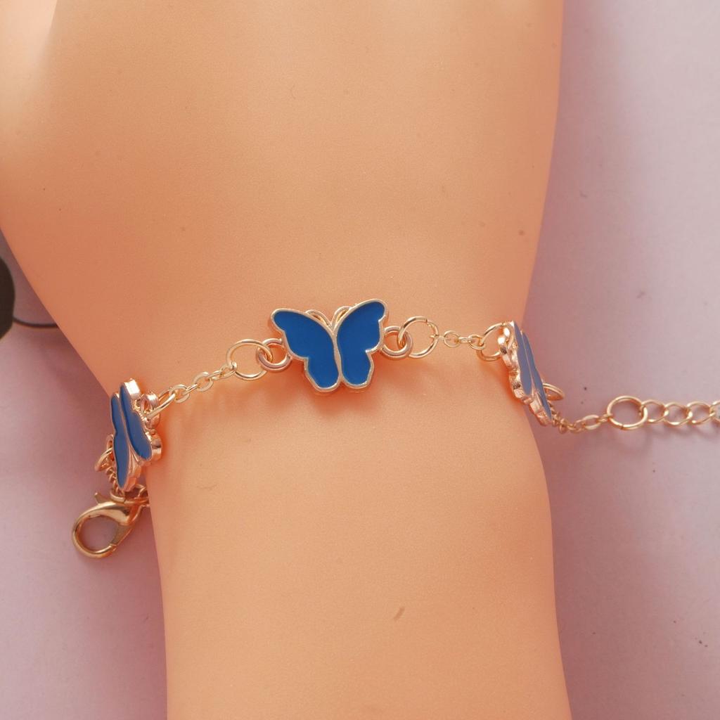 Женский браслет-бабочка из титановой стали