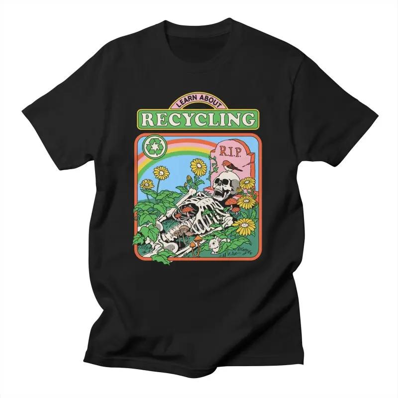 Винтажная футболка Horror Alien Are Tshirt Men We Here Yet Funny Death Demon Harajuku Men Tee 90 Evil Graphic Camisetas Ropa Hombre