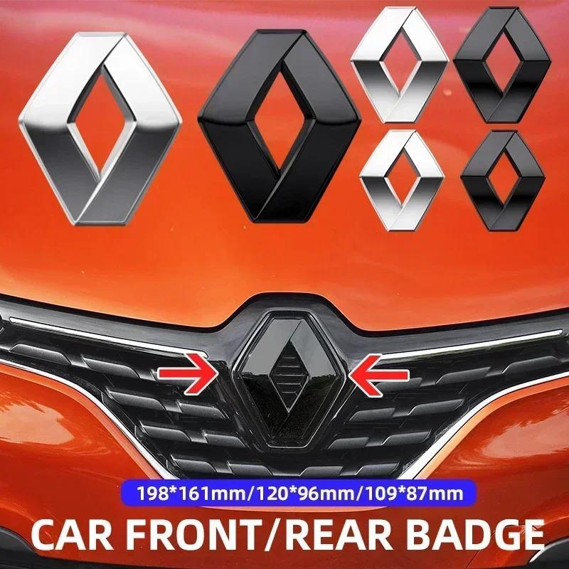 Колпаки на колеса для Renault Megane 2 3 Clio Duster Captur Logan Koleos Автоаксессуары Наклейка-эмблема на капот автомобиля Задний багажник ABS