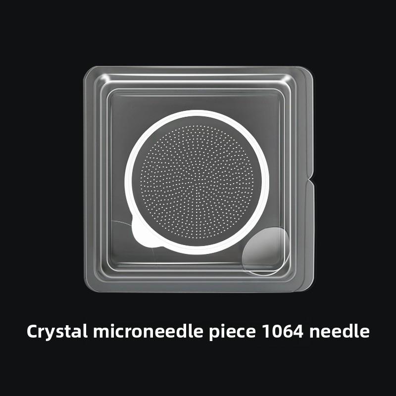 Кристаллический микроигольчатый галстук 1064 иглы, полное проникновение в кожу лица, улучшение ухода за кожей, нерастворимый игольчатый ролик для содействия впитыванию