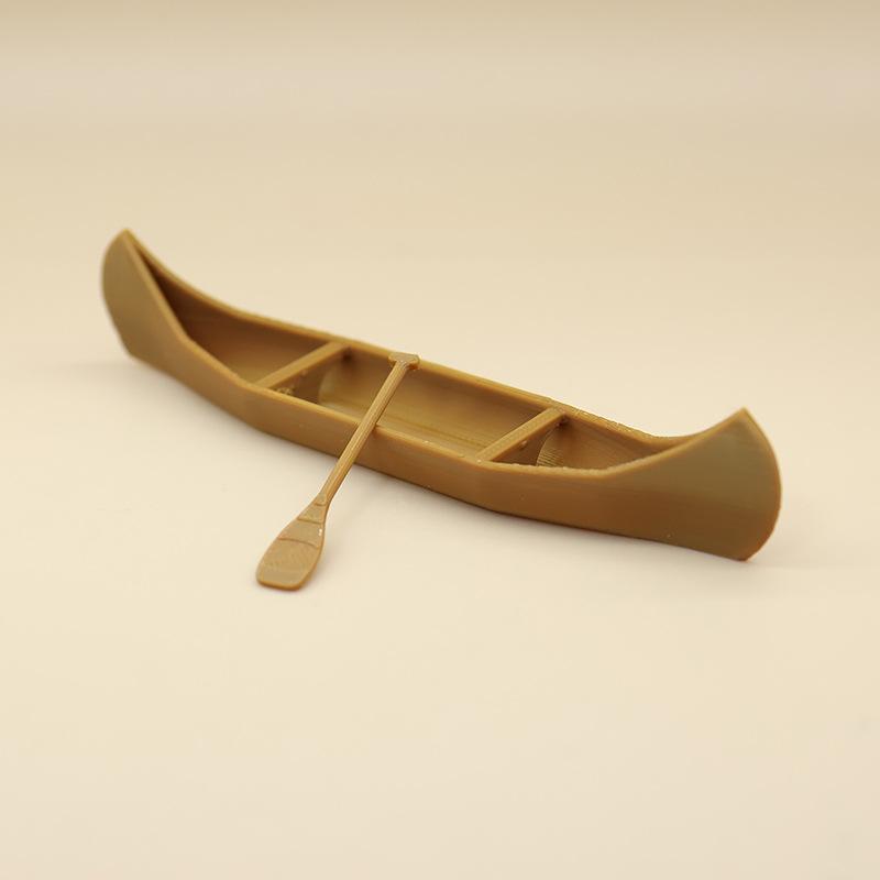 Miniature Sailing Boat 1 Set Canoe Ornament Perfect for Elegant Dollhouse Decor Display