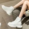 Модные женские короткие туфли на шнуровке, черные парусиновые ботильоны на шнуровке из полиуретана, осенние, горячая мода 2024, обувь, новинка, ботильоны Y2k для женщин