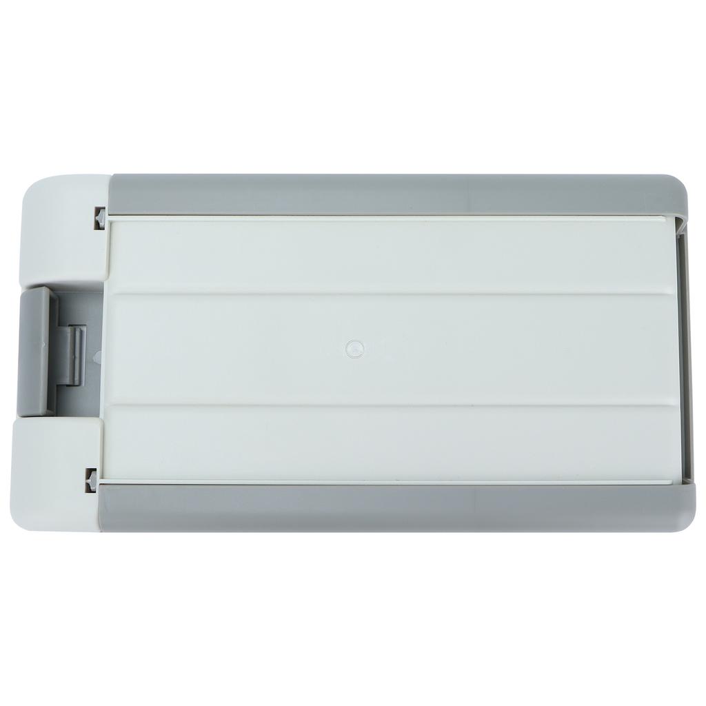 Under Desk Drawer Office School Kitchen Under Desk Storage Box for Pens Keys Makeup Sundries StorageWhite Gray