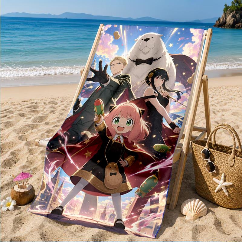 Fantasy Battle Anya Beach Towel, Microfiber Beach Towel, Perfect For Pool, Beach, Travel, Home Decor Beach Party Fan gifts