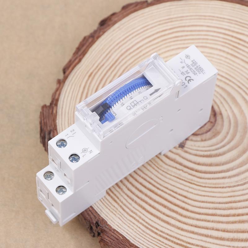 Sul180A 220 В 16 А батарея Din Rail механический таймер переключатель 24 часа реле аналоговый электрический программируемый таймер переключатель