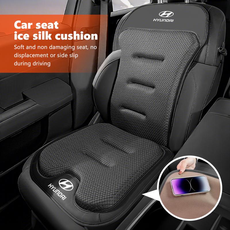 For Hyundai Car Seat Cover Ice Silk Seat Waist Cushion Covers Auto Seats Protection Pad Sonata Azera Coupe SantaFe Genesis MM15