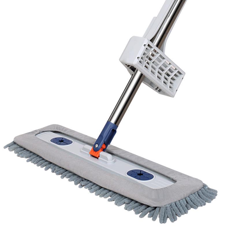 Шенилл XL Моп без рук для деревянных полов – Легкая уборка одним движением