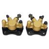 2pcs Hydraulic Disc Brake Caliper Replacement for 50cc 70cc 90cc 110cc 125cc Chinese ATV 4 Wheeler Quad Go Kart