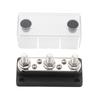 3 Post Power Distribution Block Bus Bar with Cover,300A Rating, Marine Bus Bar, Automobile, and Solar Wiring