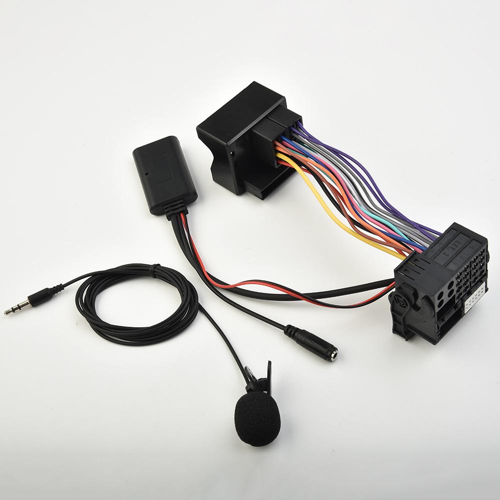 Автомобильный Bluetooth 5.0 аудио музыкальный адаптер модуль AUX IN кабели микрофон микрофон Hands Free для BMW E64 E60 E66 E80 E81 E82 E90 MA2266