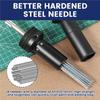 AT19-Rust Remover Air Tool Upgraded Scaler For Concrete Chisel With Anti-Slip Handle For Paint Welding Slag Removal