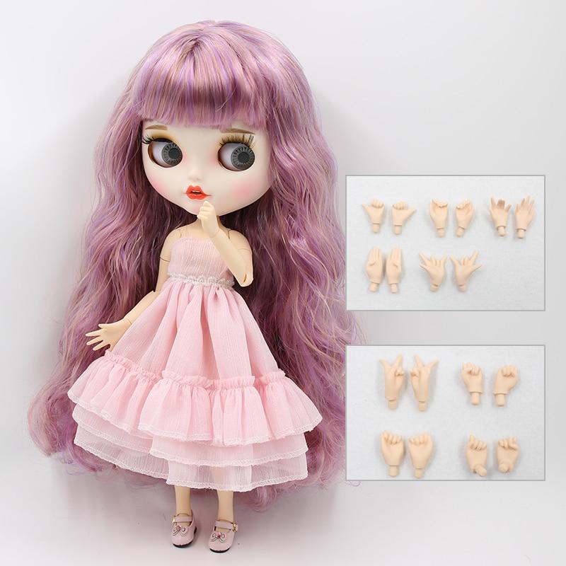 ICY DBS Blyth Doll 1/6 BJD Аниме Кукла Совместное тело Белая кожа Матовое лицо Специальный комплект, включая одежду Обувь Руки 30 см ИГРУШКА