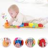 Sozzy Plush Music Crinkle Paper Toy For Infants Soft Comforting Stuffed Caterpillar