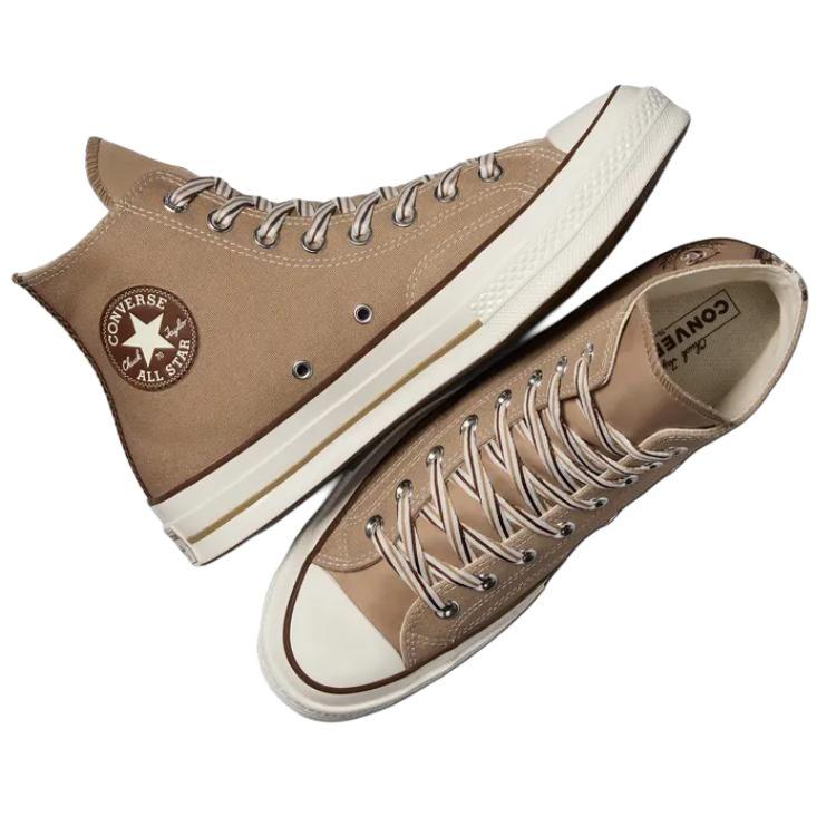Converse 1970-е износостойкие высокие кеды унисекс коричневые A12447C