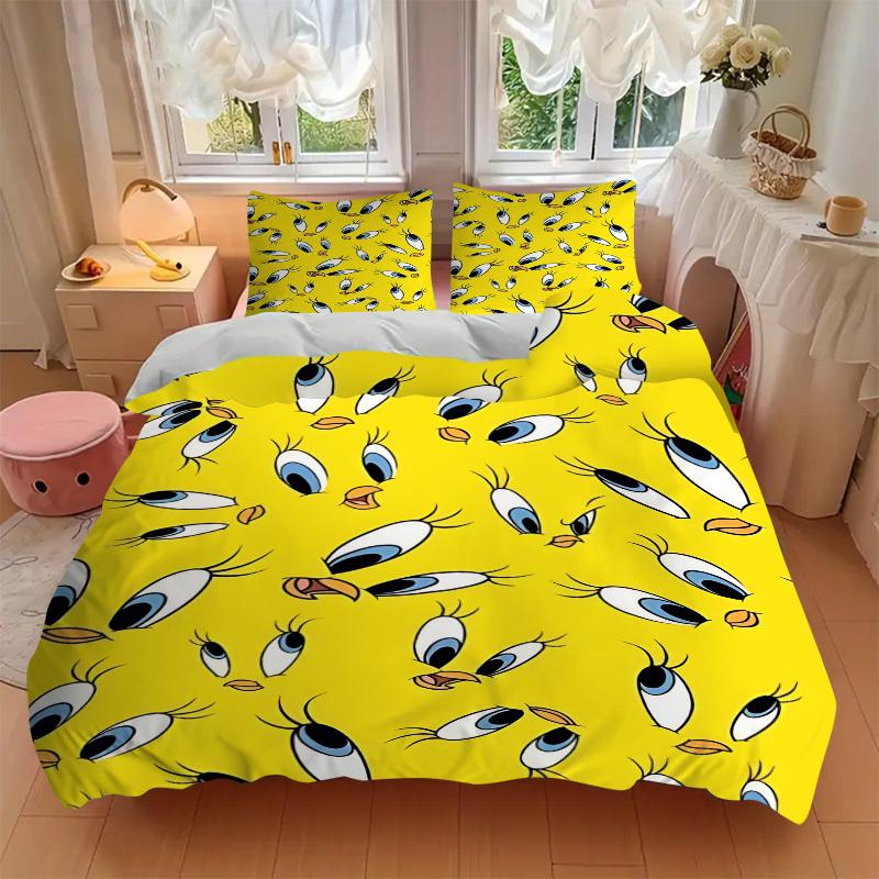 3pcs bedding set Includes 1 Comforter + 2 Pillowcases, Without Pillow Inserts, Soft Comfortable, Lightweight Breathable, Printed Home Bedro