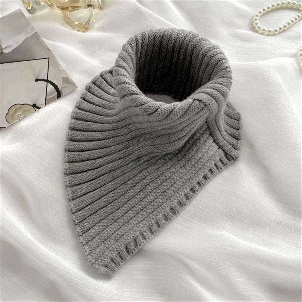 Fashion Detachable Warm Neck Warmer Turtleneck Knitted Fake Collar Scarf