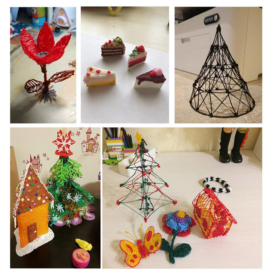 Экологически чистый пластиковый филамент PLA для 3D-ручек диаметром 1,75 мм — без запаха, совместим с большинством 3D-ручек, доступен в нескольких цветах для креативных дизайнов