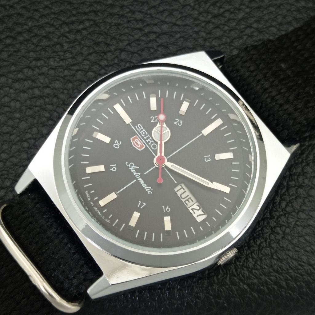 ЯПОНСКИЕ ВИНТАЖНЫЕ ОТРЕМОНТИРОВАННЫЕ МУЖСКИЕ ЧАСЫ SEIKO 5 АВТОМАТИЧЕСКИЕ 6309A a442887-1