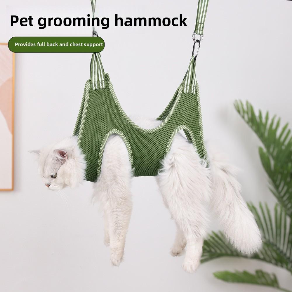 Suspended Pet Grooming Hammocks To Assist Small and Medium-sized Cats and Dogs In Cleaning. Pet Supplies