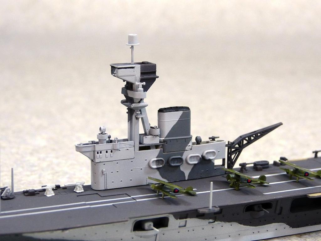 Aoshima Bunka Kyozai Серия Waterline Авианосец Королевского Флота HMS Hermes Битва у Цейлона в Индийском океане Пластиковая модель 1/700