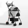 GVBB Compact Foldable Pet Stroller for Cats and Dogs - Lightweight, Detachable Design for Easy Travel.
