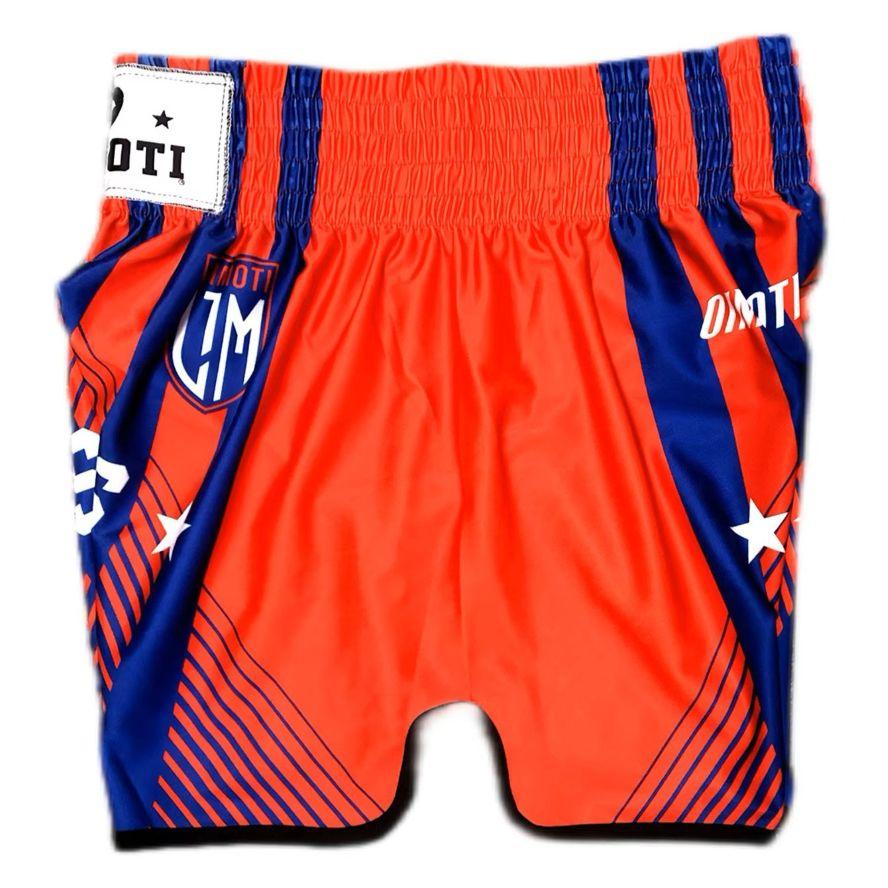 Muay Thai Kickboxing Boxing MMA UFC Blue Orange Star Casual Shorts Gym Sport Unisex Men Women Workout Quick Dry Print Elastic High Waist Training