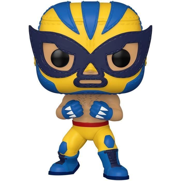 Figurine Funko Pop! Marvel - Luchadores - Wolverine - Jaune - Mixte - A partir de 3 ans - Multicolore - Enfant