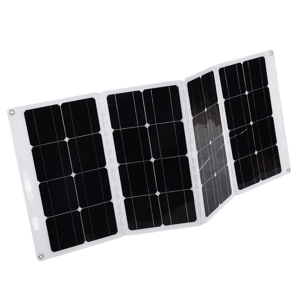 Комплект солнечных панелей, портативная складная система зарядного устройства для аккумуляторов, водонепроницаемая для кемпинга на колесах 100 Вт 18 В