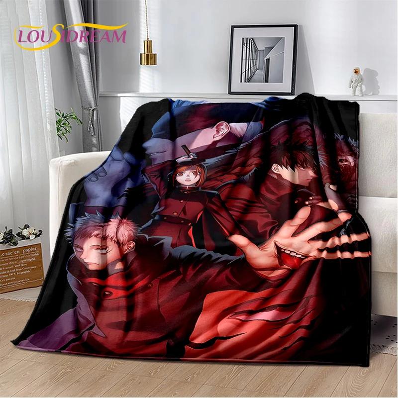 3D Jujutsu Kaisen аниме мультфильм Itadori Yuji мягкое фланелевое одеяло, плед одеяло удобное одеяло для пикника кровати дивана дома