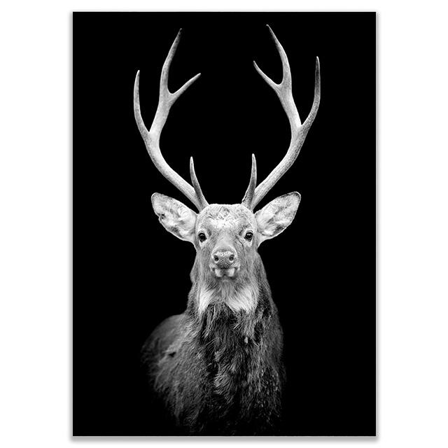 Черно-белые настенные постеры с животными, принт, носорог, жираф, зебра, лев, слон, холст, картина, настенное искусство, декоративные домашние фотографии