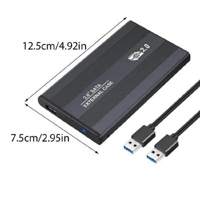 Алюминиевый корпус для 2,5-дюймовых жестких дисков USB3.0/USB2.0 Внешний корпус для HDD Адаптер Корпус для SSD Корпус для хранения