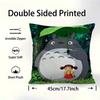 Cute T-Totoros Pillow Gifts Home Office Furnishings Bedroom Sofa Car Cushion Cover Case 45X45Cm