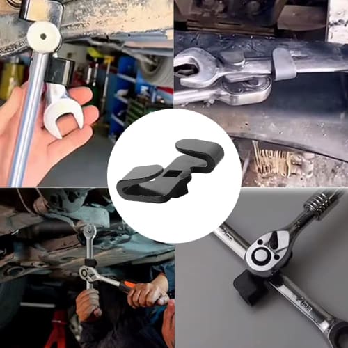 SSZYMAOYI Universal Wrench Extender with Offset Adapter, High Torque Compatible, Torque Adapter, Spanner Combination Tool for Vehicle and Machine Main