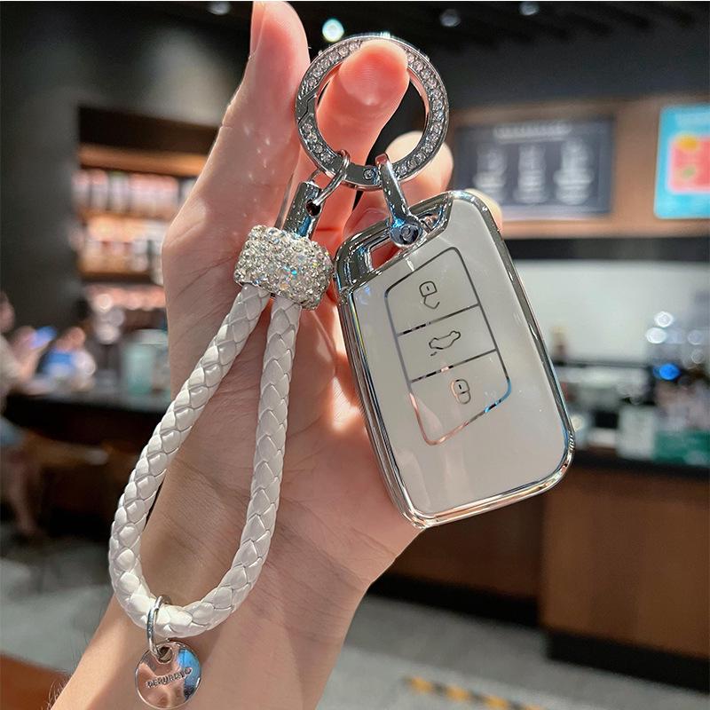 Чехол для ключа Volkswagen для Lavida, Sagitar, Tayron X, Golf, Lamando, Passat, Magotan, Tiguan L