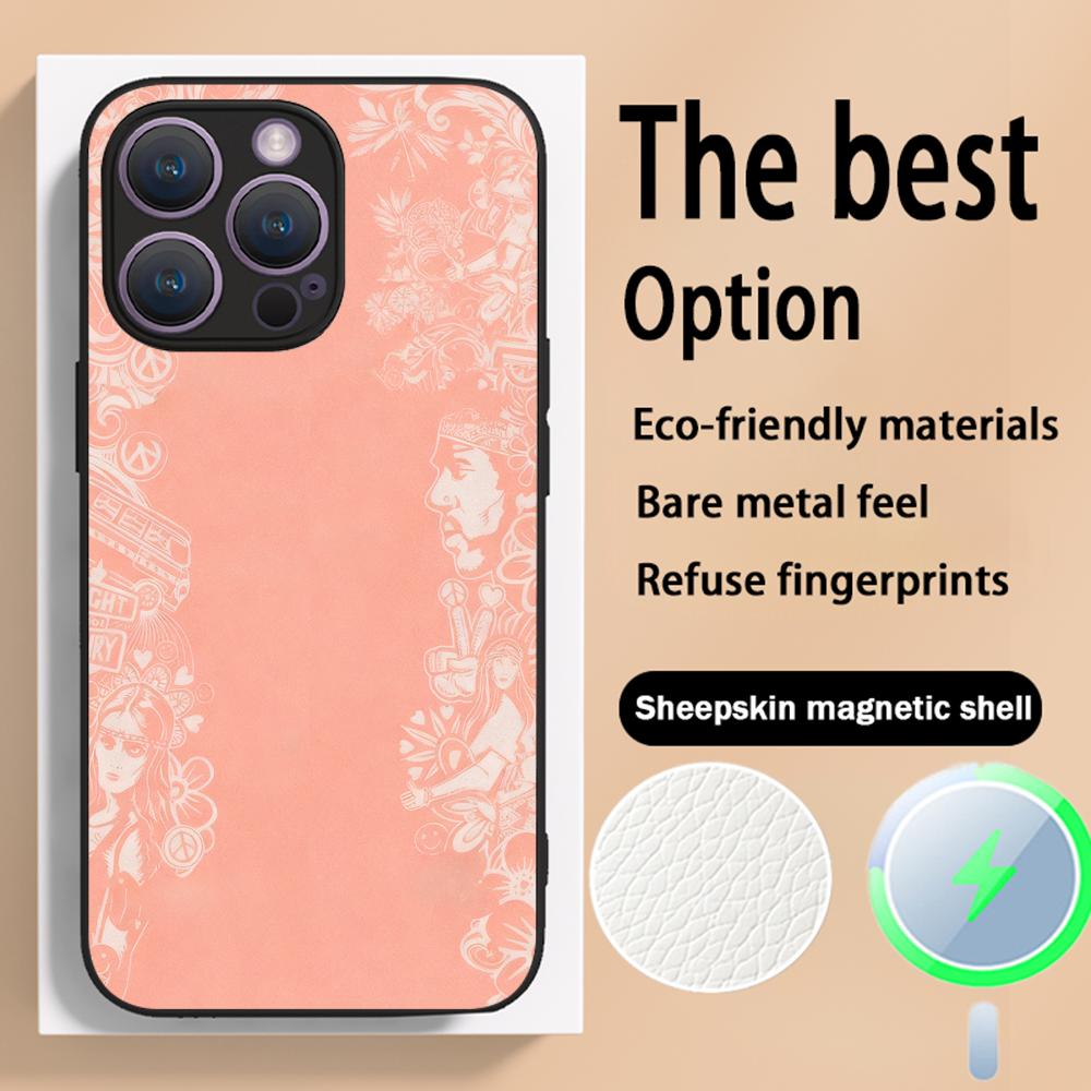 Чехол для телефона MonsterS Juice Drink Flavor E-energyS для iPhone 16 15 14 13 12 11 Plus Pro Max Высококачественный Роскошный Magsafe Овечья кожа