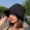 Однотонная шляпа от солнца с широкими полями, шляпа рыбака, модная панама, женская
