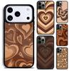 Чехол для телефона Latte Love Coffee Heart для iPhone 17 16 15 Pro Max Air 14 13 12 11 Plus Ударопрочный Capa Cover