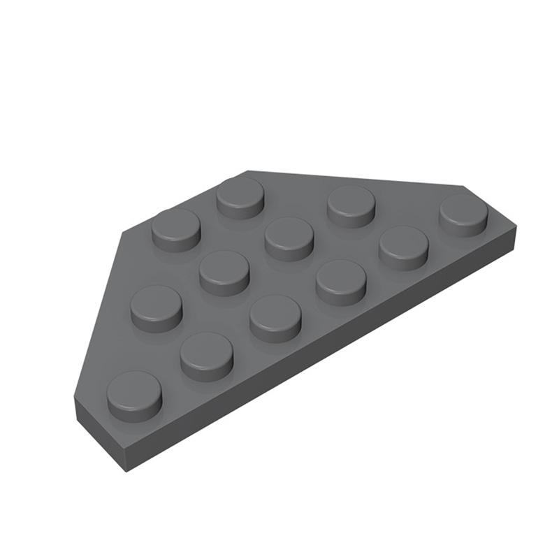 MOC 10 ШТ. 2419 3x6 Клиновидная пластина Строительные блоки 3x6 Срезанные углы 43127 Кирпичи Частичный пазл Сборные игрушки Детский подарок на день рождения