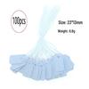 100pcs Handwritten Blank Jewelry Price Tags with Cotton Thread