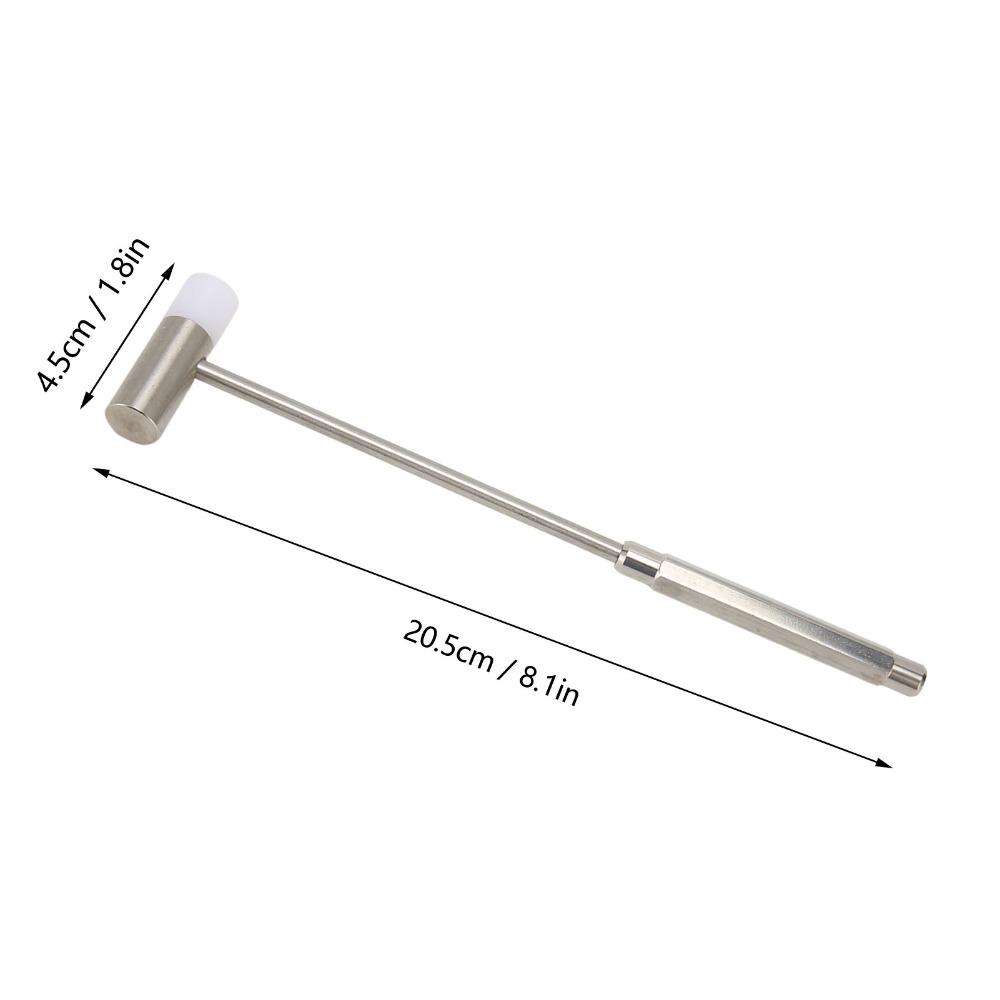 Stainless Steel, ABS High Hardness Mini Round Head Mallet Household Small Metal Fitting Tapping