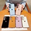Подходит для Samsung S25ULTRA Боковая гальванизация Любовь Чехол для мобильного телефона A14 Силиконовый Все включено A54 Защитный чехол