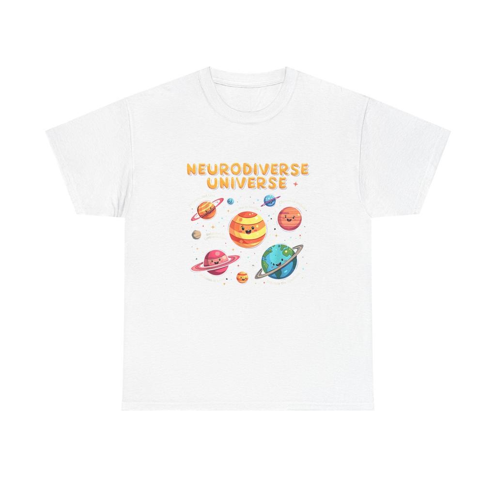 Neurodiverse Universe T-Shirt - Autism, ADHD, ASD Tee Shirt NEW
