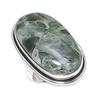Seraphinite Gemstone 925 Sterling Silver Jewelry Ring Size 6